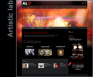 visuel site Artistic lab